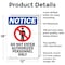 Signmission Do Not Enter Authorized OSHA Notice Sign, Aluminum, 12in W x 18in L, 2PK OS-2PACK-NS-A-1218-V-11167 - alternate 6
